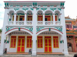 Peranakan house in Joo Chiat road Singapore